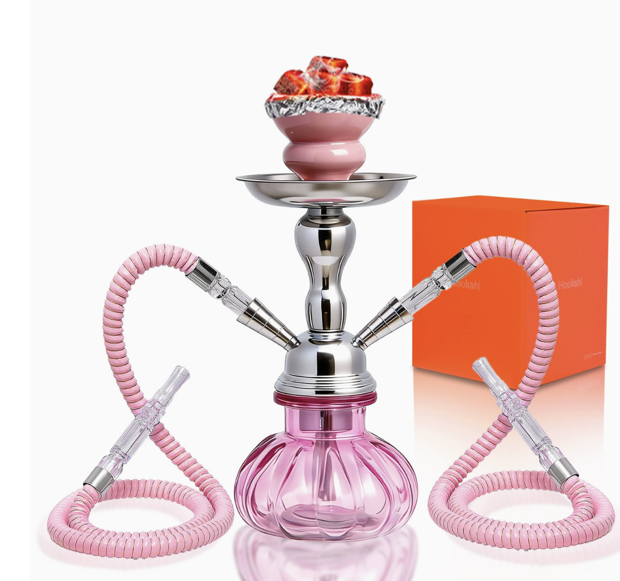 Pink Shisha Hookah 粉色小型圓弧阿拉伯水煙壺 & 多款顏色 26cm