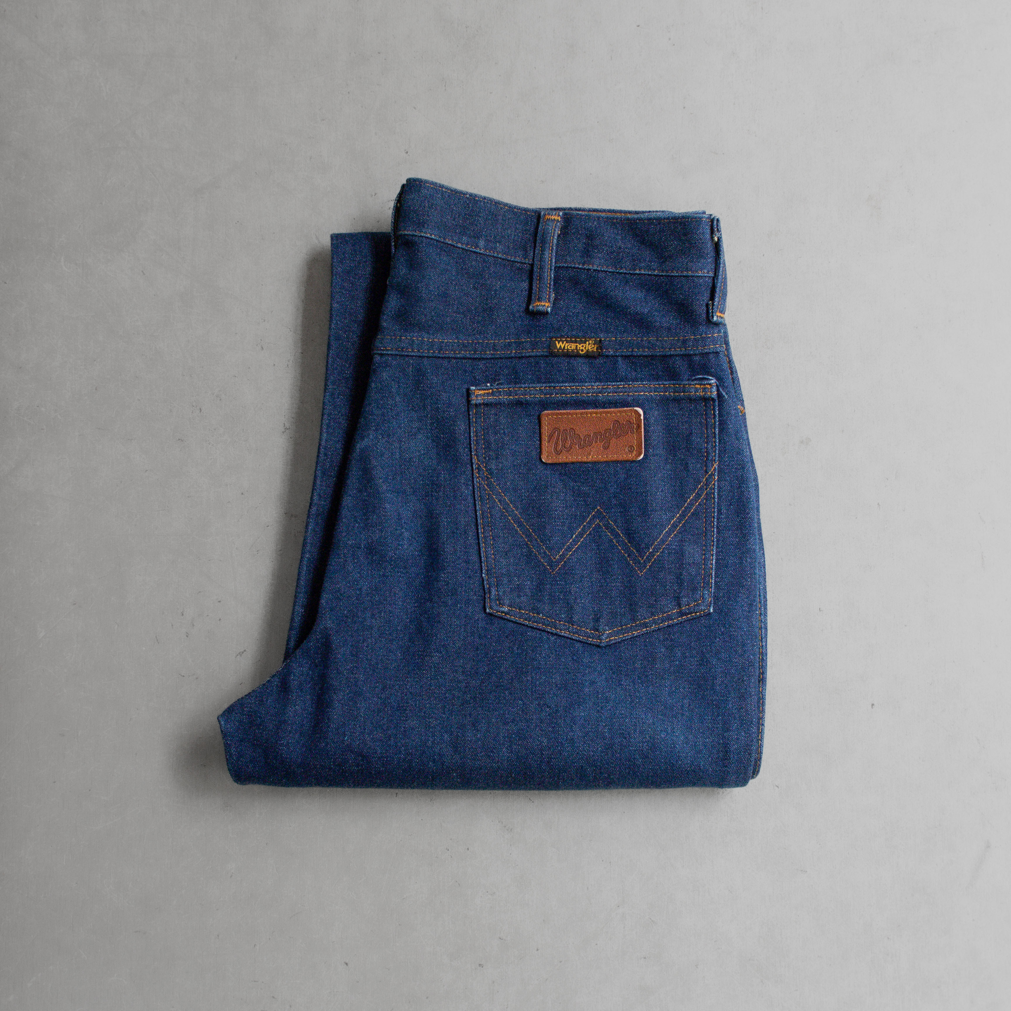 70S WRANGLER 945 DENIM PANTS 美國製 深藍 拉鍊 靴型 牛仔 丹寧 長褲