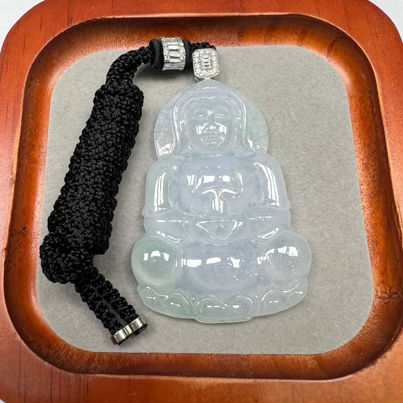 SD127 正冰幻彩大觀音罕有冰件 **連證書