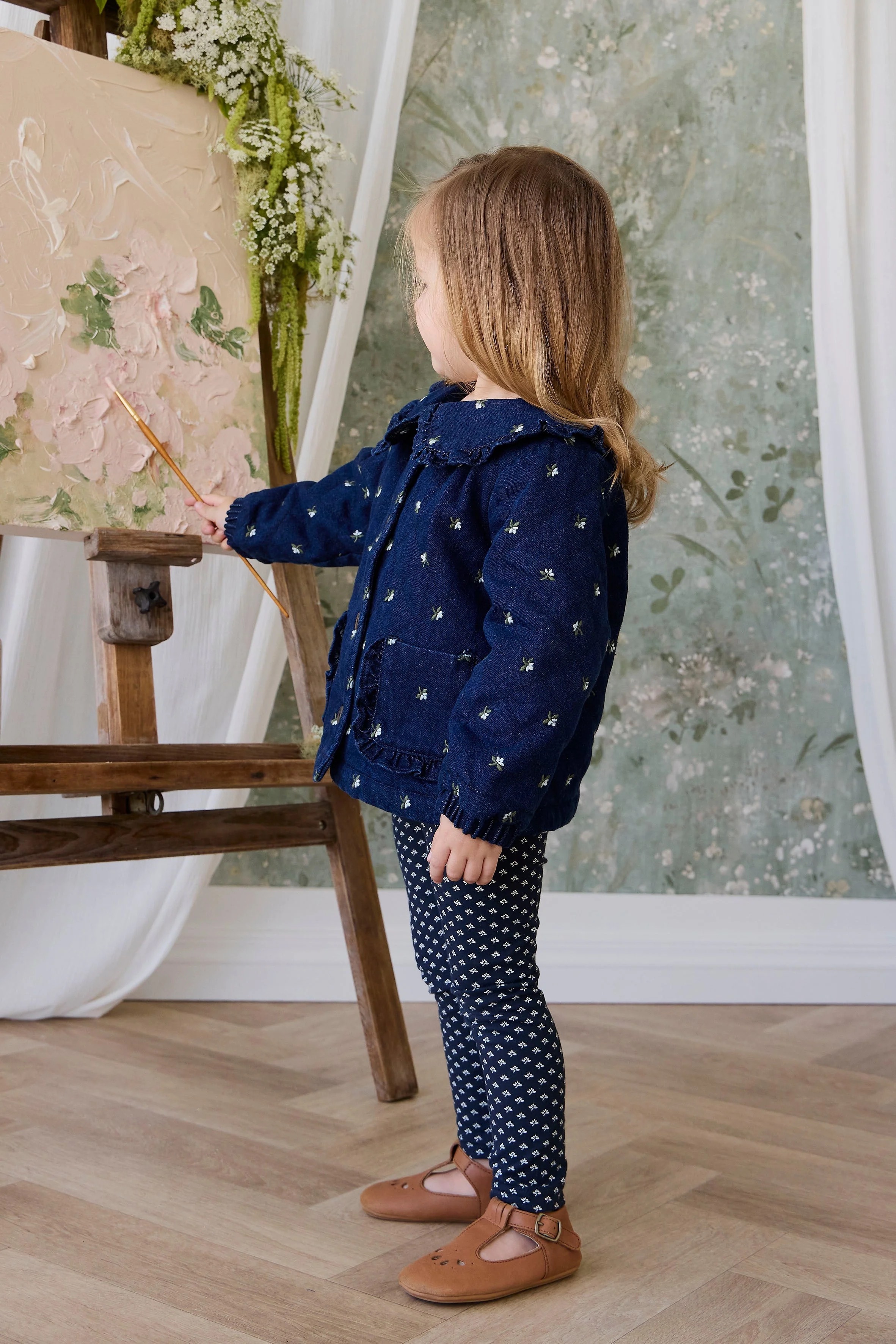 【預購】JAMIE KAY -Organic Cotton Everyday Legging（Lisa Petite Indigo）
