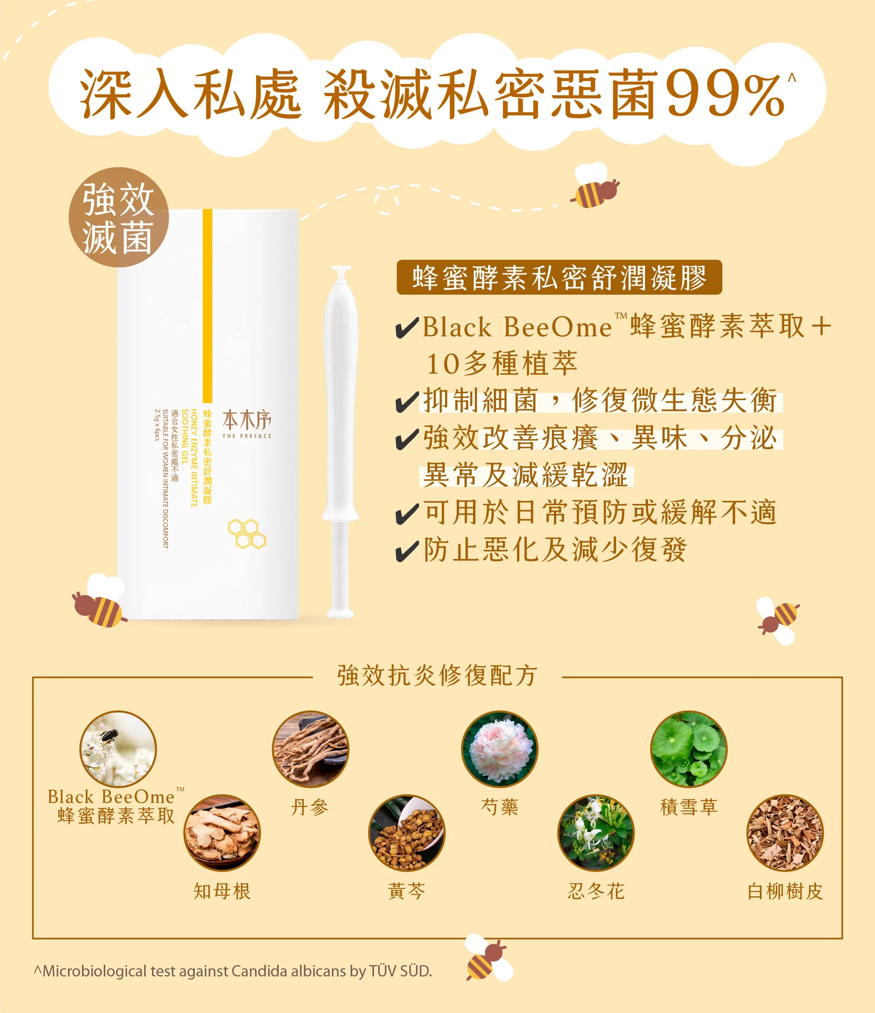 陰道微生態-黑蜂蜂蜜酵素-作用