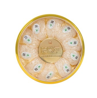 0415gz22-GZday2--慶豐年-馬來西亞燕窩疏盞30g禮盒裝30g*3盒-送1盒鮮燉阿膠（A22）