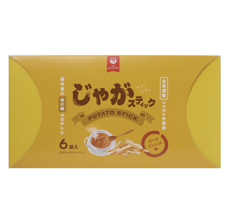 JP JAL 航空 北海道牛肉清湯薯條盒裝 6袋 6596 TK260414