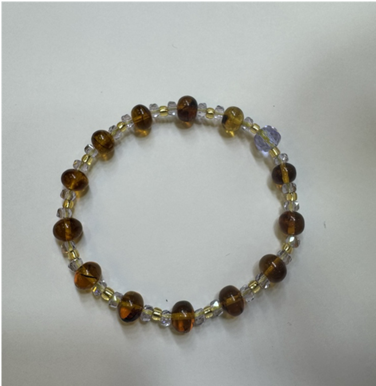 0414gz59-GZday1-撫順琥珀4月-撫順藥珀Diy手串7m（A59）