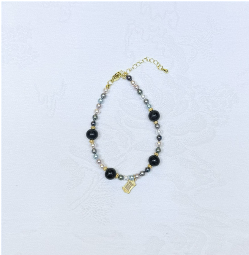 0414gz65-GZday1-撫順琥珀4月-撫順翳珀Diy手鏈8m（A65）