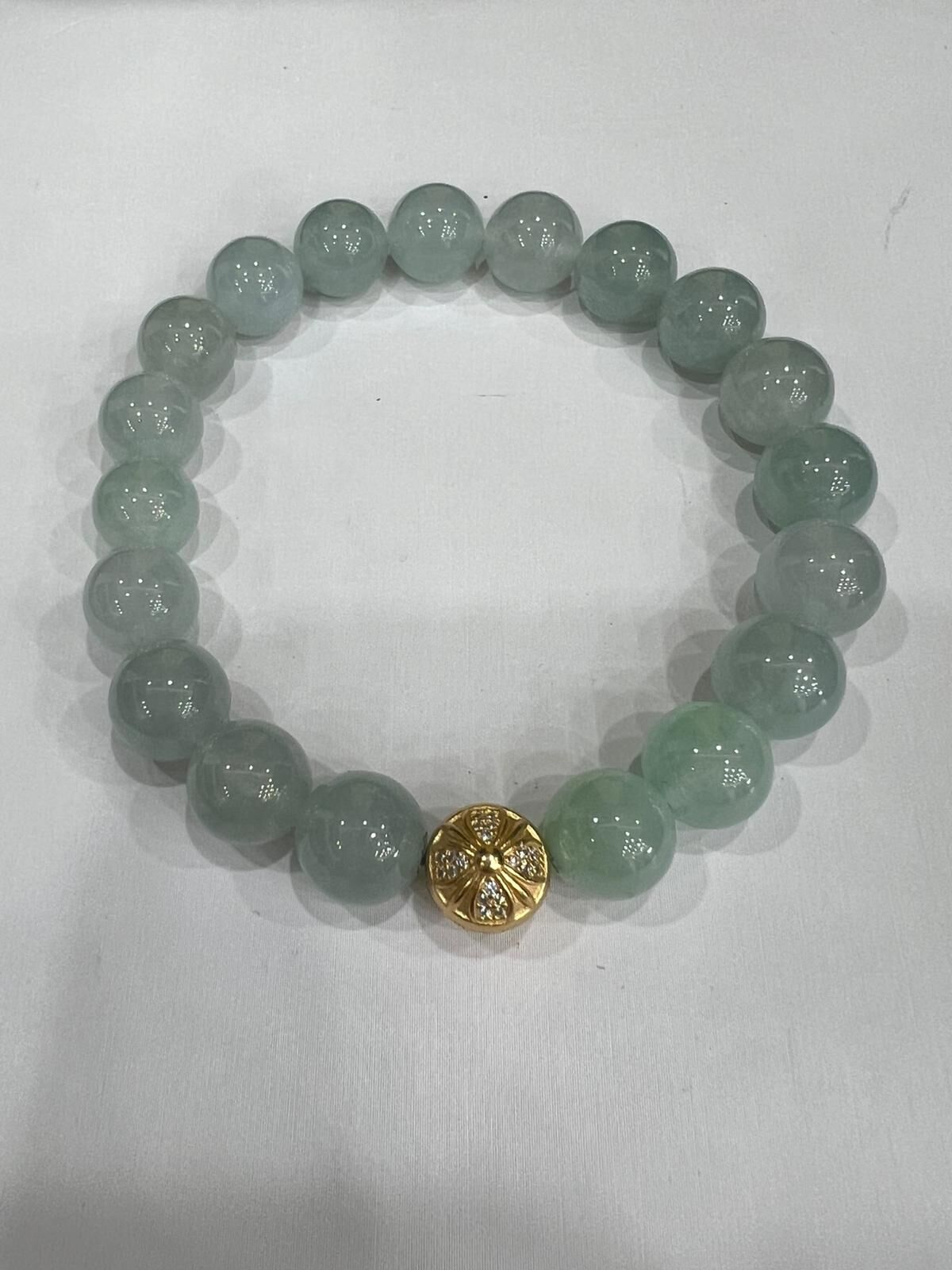 SD158 翡翠冰手串 約10mm (BJ724)**連證書