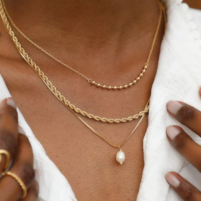 1WK0414-119 [WAEKURA] Falba Necklace Gold (EU)