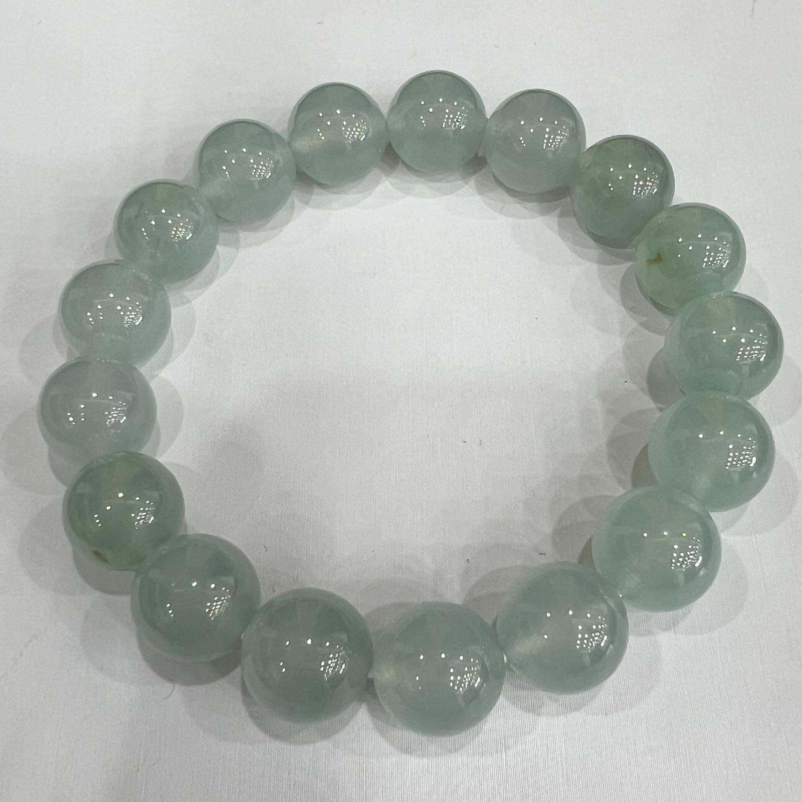 SD163 翡翠手串 約12mm (BJ729) **連證書