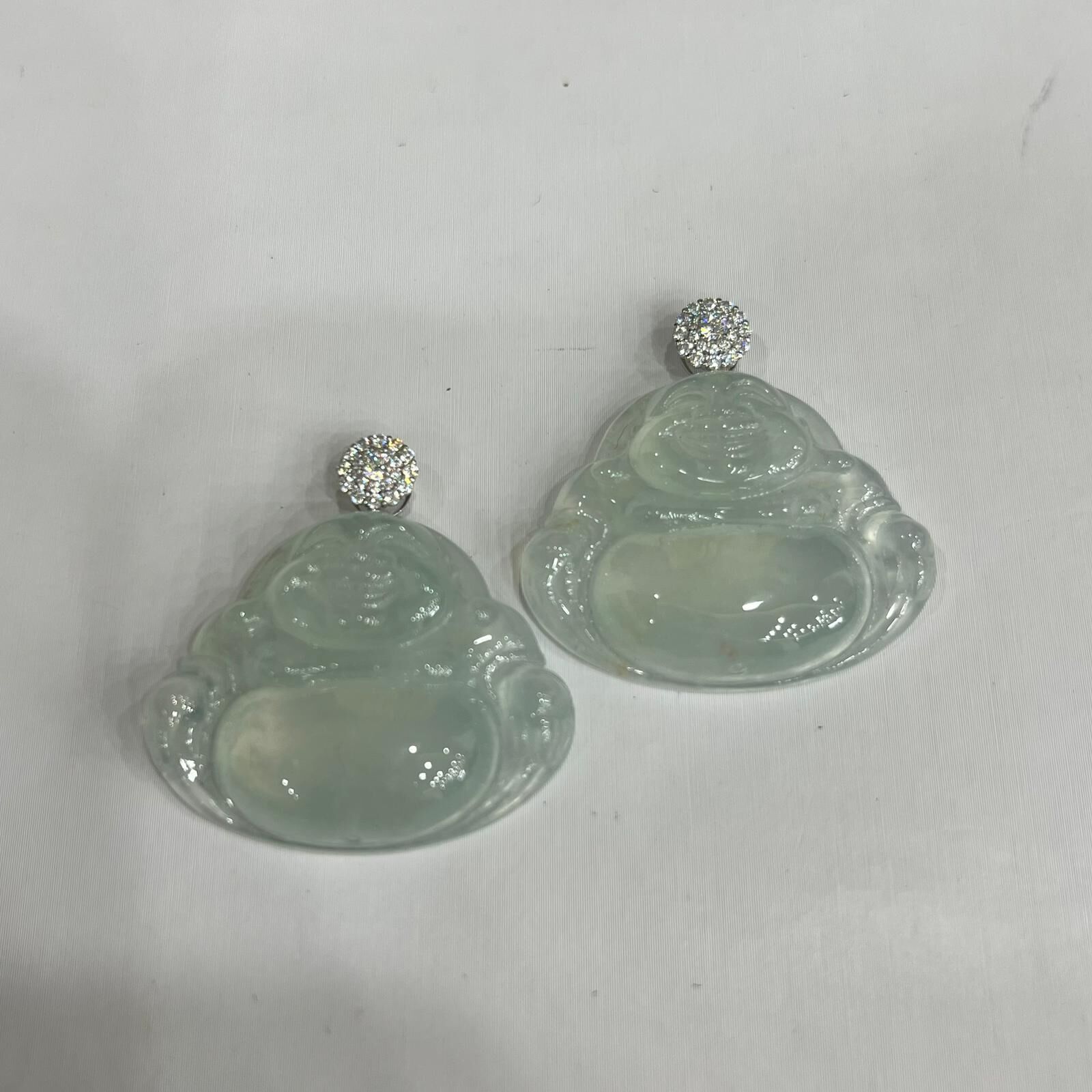 SD164 翡翠冰佛公18K吊墜 (BJ730) **連證書