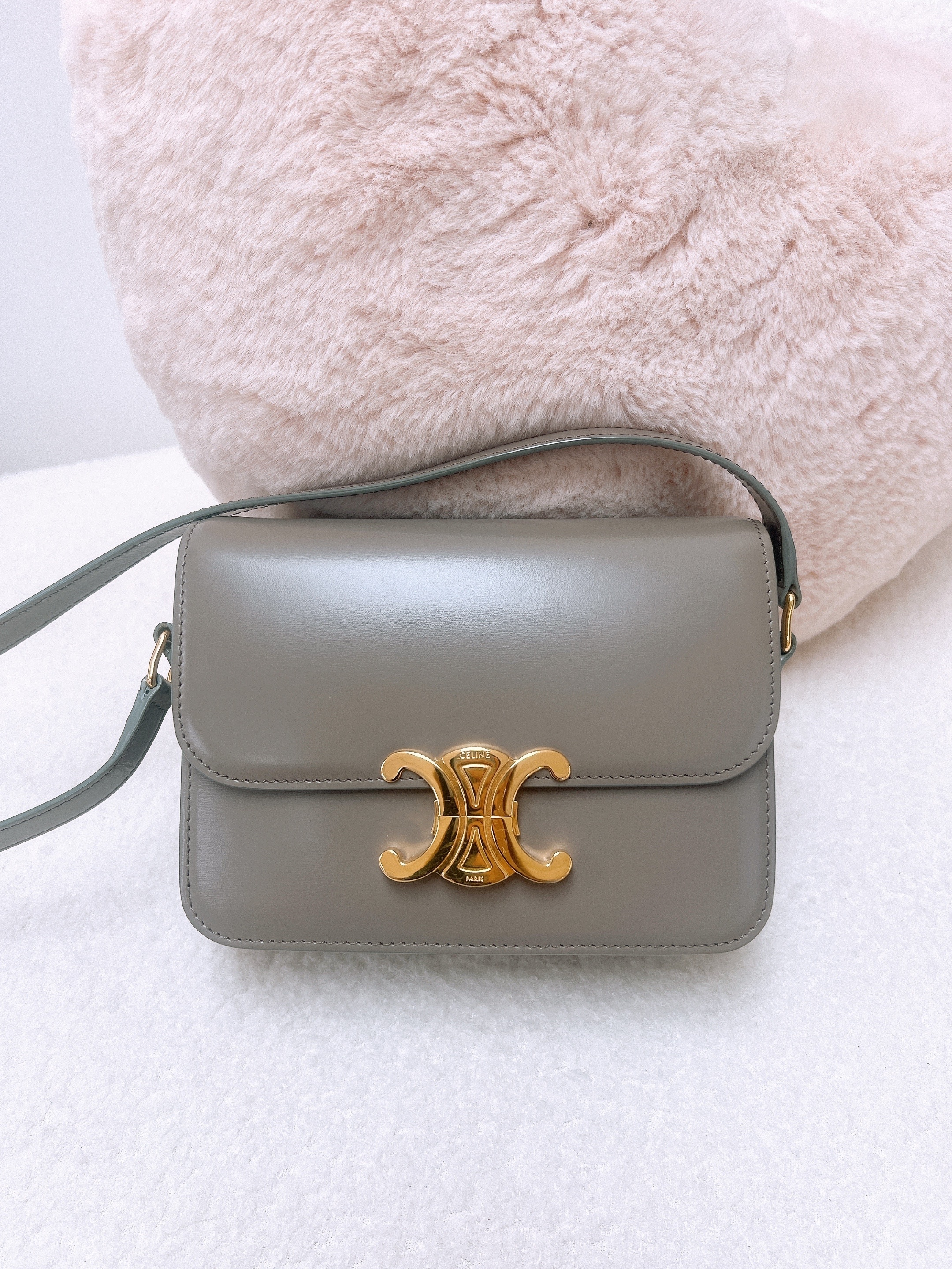 Celine triomphe teen grey