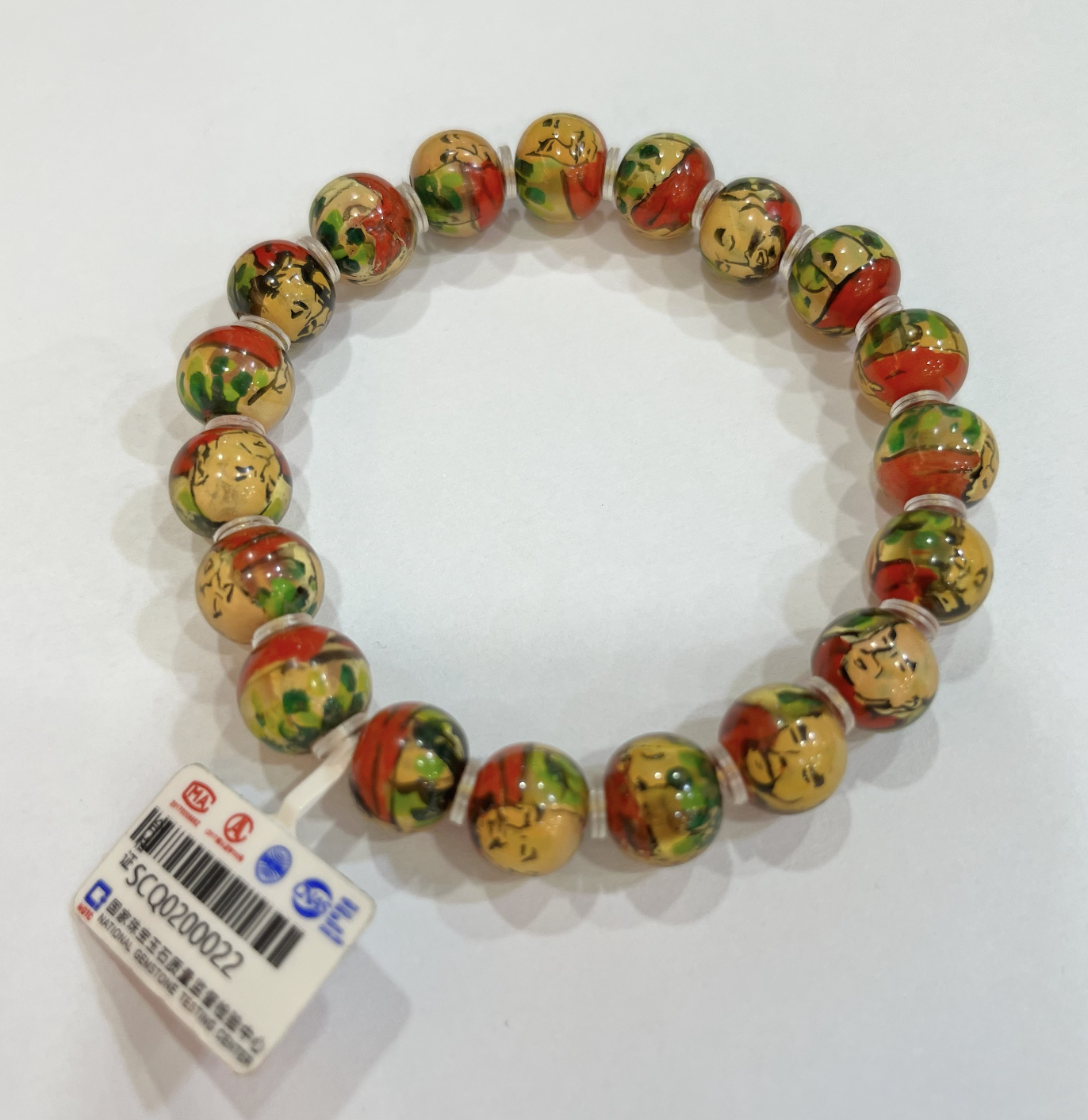 0414gz105-GZday1-撫順琥珀4月-博物館級別內繪手串（A105）