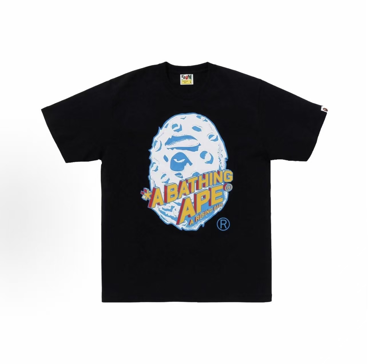 BAPE Moon Ape Head短T (2色)