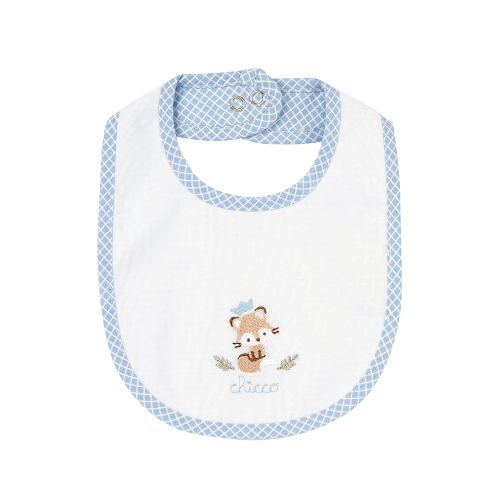 紳士小狐狸-滾邊圍兜