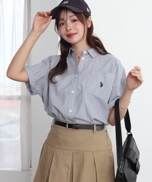 日本🇯🇵連線 U.S. POLO ASSN. 刺繡Logo短袖襯衫 刺繡 襯衫 短袖 簡約 休閒 5款 (任買兩件711免運) /預購