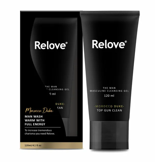 CH260414-R6-RELOVE 男性專用私密潔淨凝露-摩洛哥公爵 (溫熱感)-120ml(EXP-2027-2028)