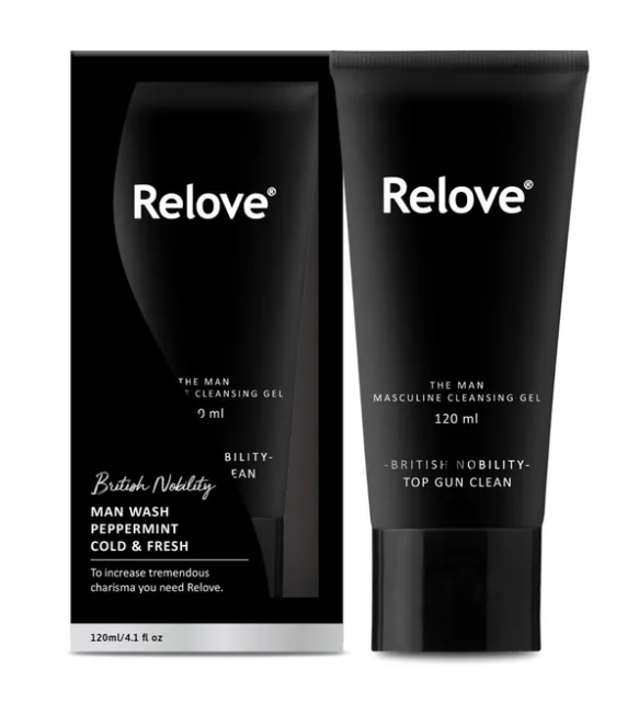 CH260414-R8-RELOVE 男性專用私密潔淨凝露-英倫紳士 (涼感)-120ml(EXP-2027-2028)