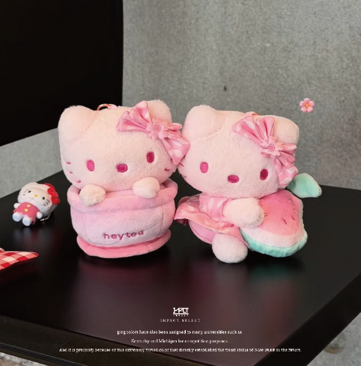 Hello Kitty 喜茶 聯名 海外限定 粉色kitty 櫻花 茶杯款 芭樂款