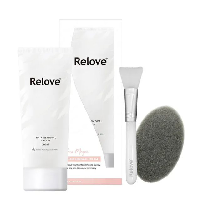 CH260414-R16-RELOVE 瞬淨 - Ku溜零毛髮霜-200ml (盒內贈清潔海棉+矽膠軟刷)(EXP-2027-2028)