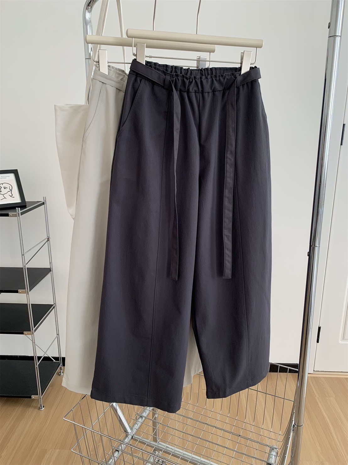 No.2365 抽繩花苞氣球9分褲