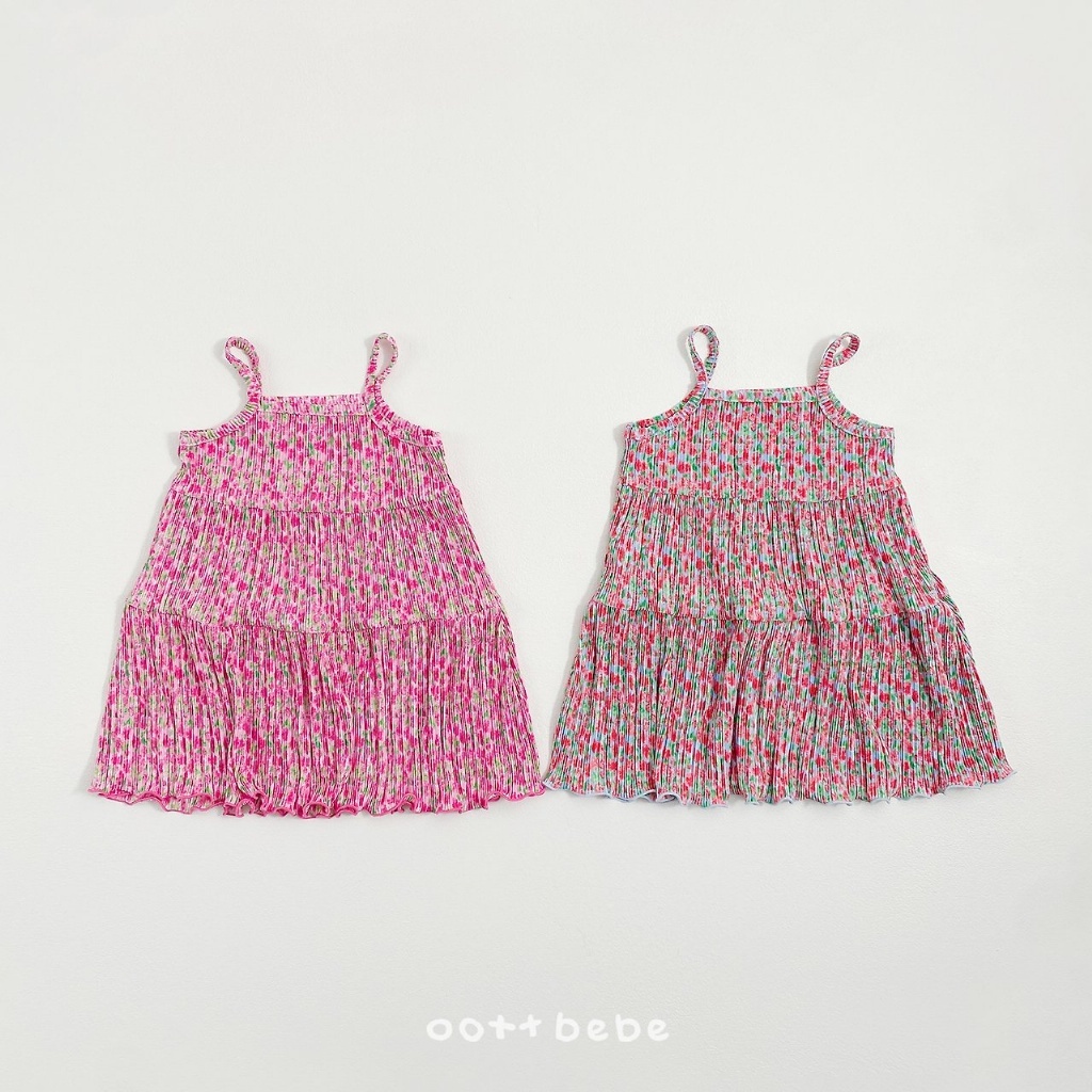 正韓夏OOTT BeBe 繽紛碎花吊帶裙
