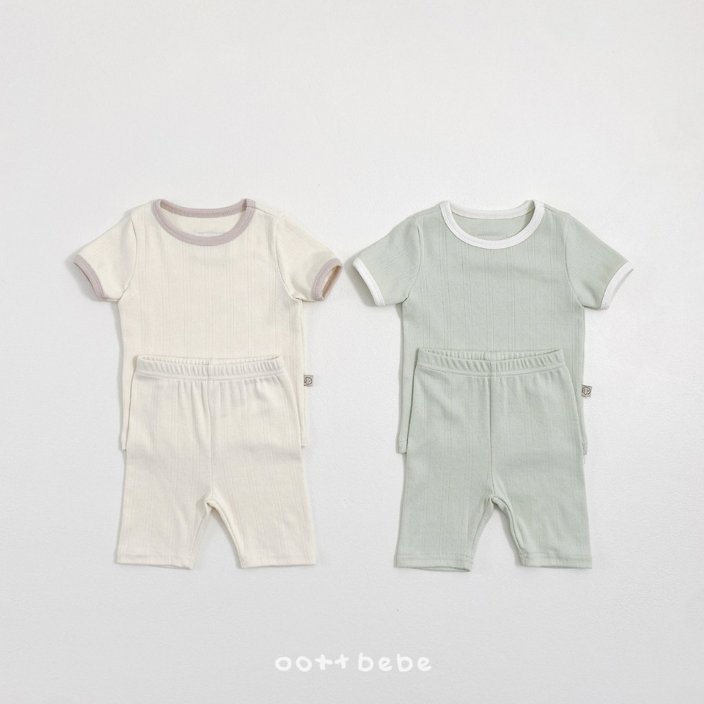 正韓夏OOTT BeBe 莫蘭迪色居家服