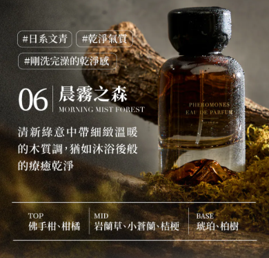 CH260414-R69-RELOVE 費洛蒙香水-06 晨霧之森(咖)【木質調】-10ml(EXP-2027-2028)