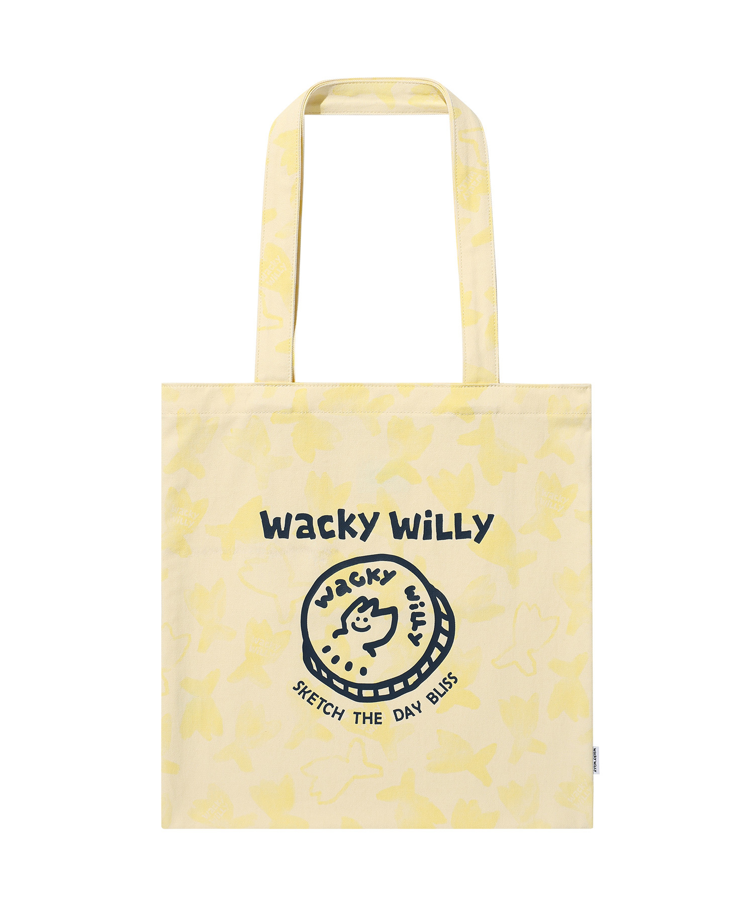 【入LIVECODE一件減至$198😱🔥！】【WACKY WILLY春夏開季🔥】Graphic pattern eco bag yellow