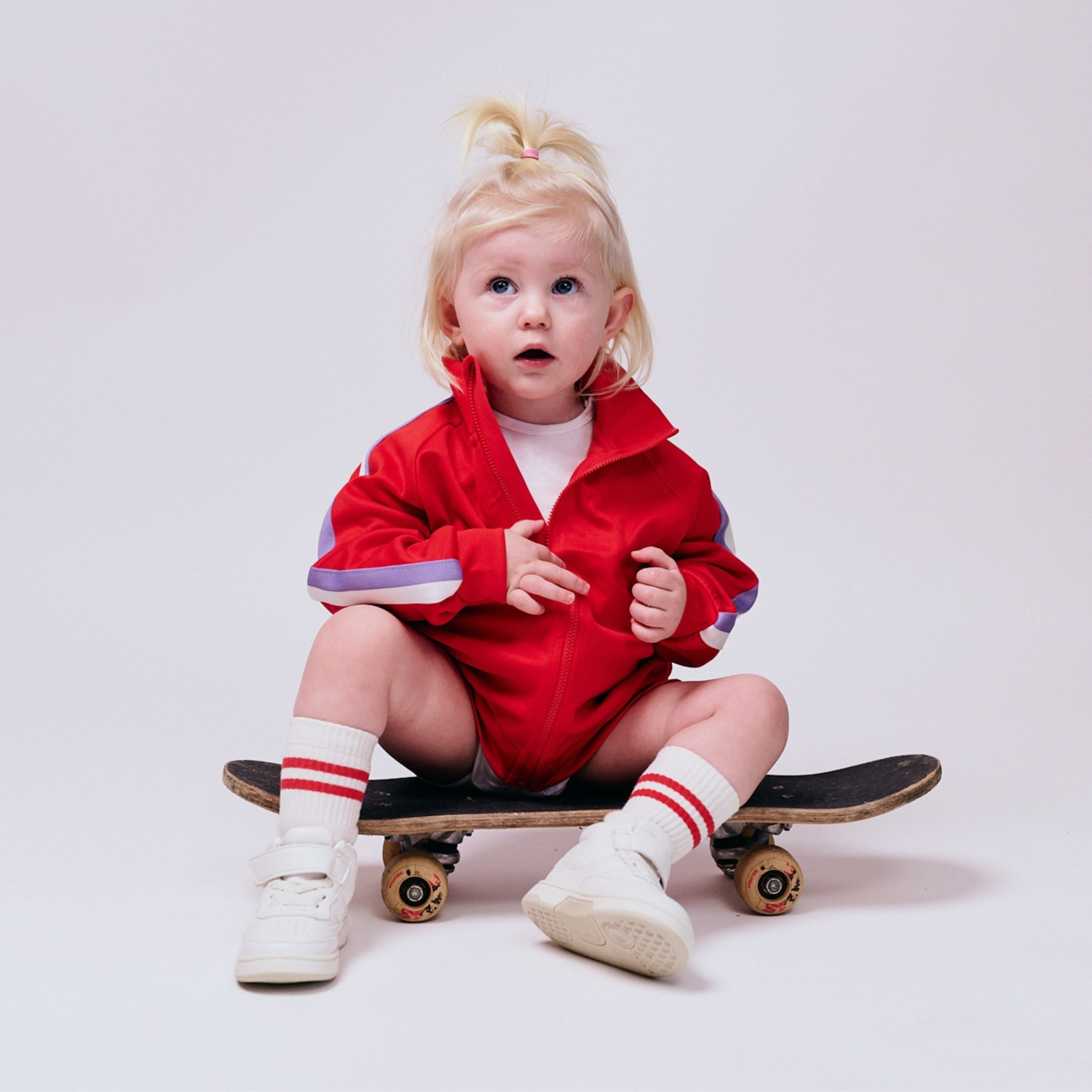 丹麥GoBabyGo 無縫運動防滑襪 - Red