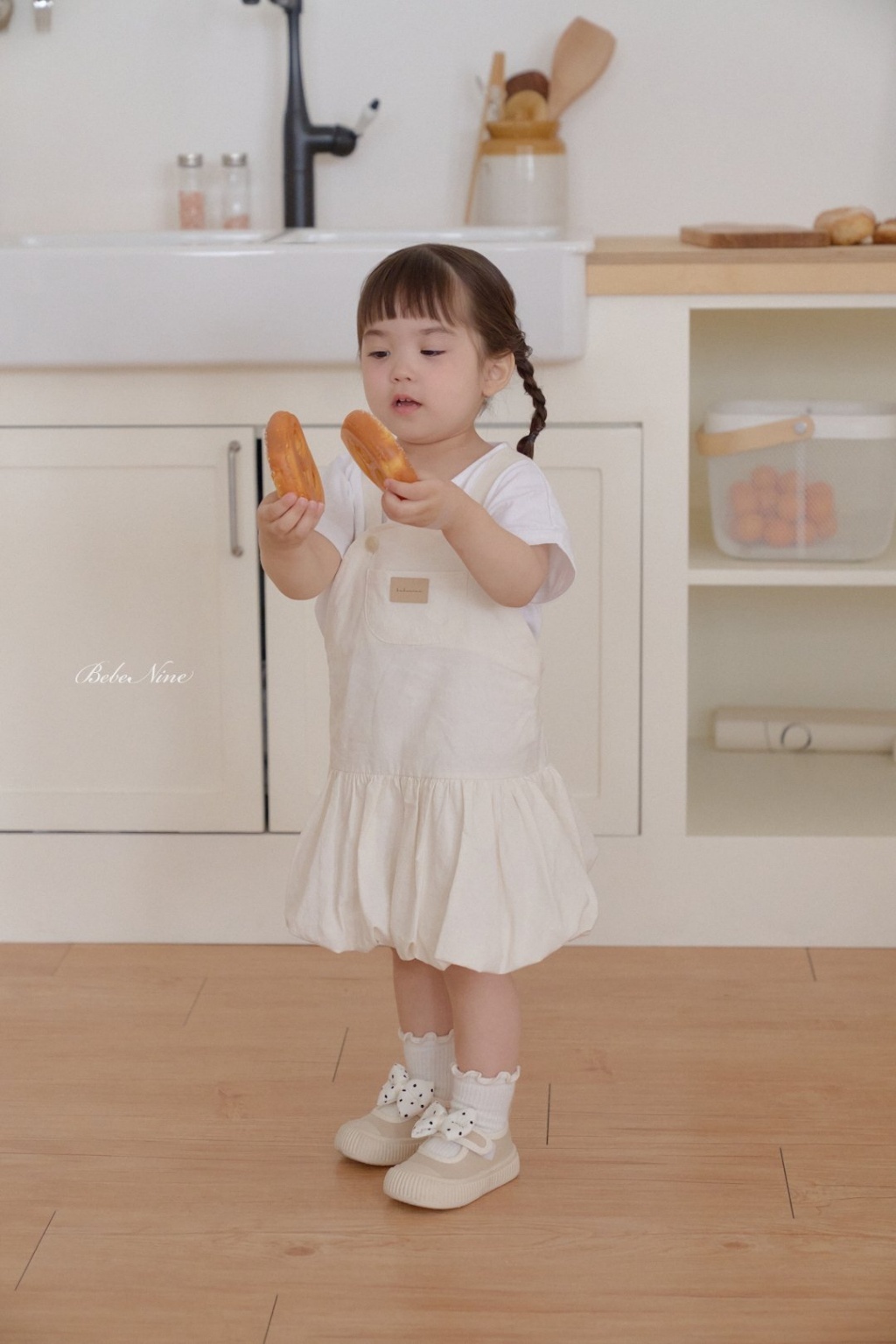 正韓夏bebenine 三色小標吊帶花苞裙