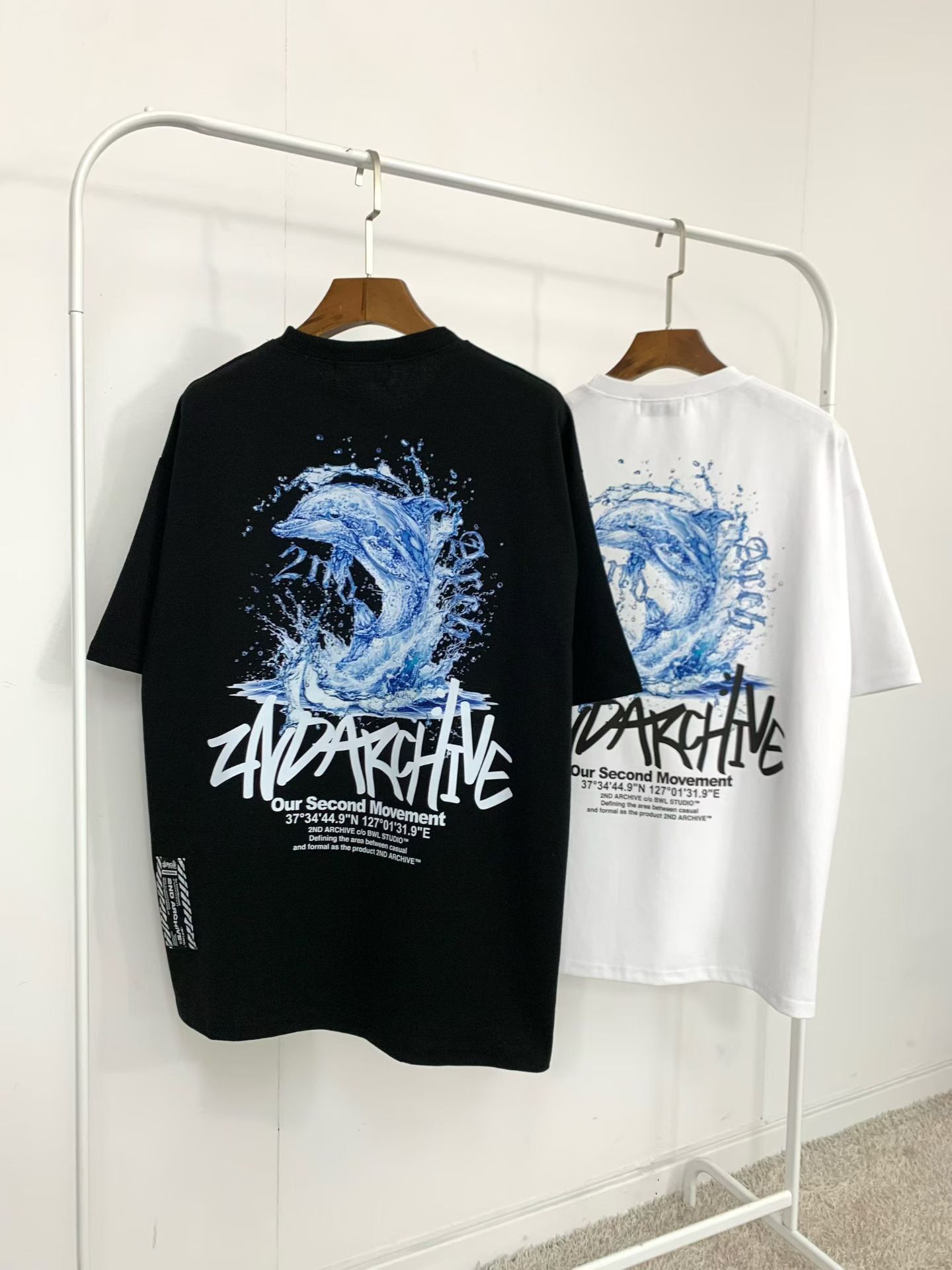 英文字圖案短袖Tee 2nd-355T