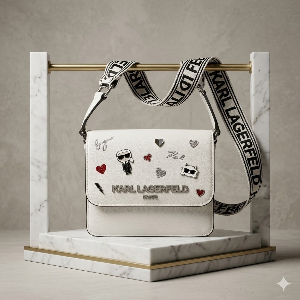 【預購】KARL LAGERFELD PARIS ANNETTE H041401 斜咩袋