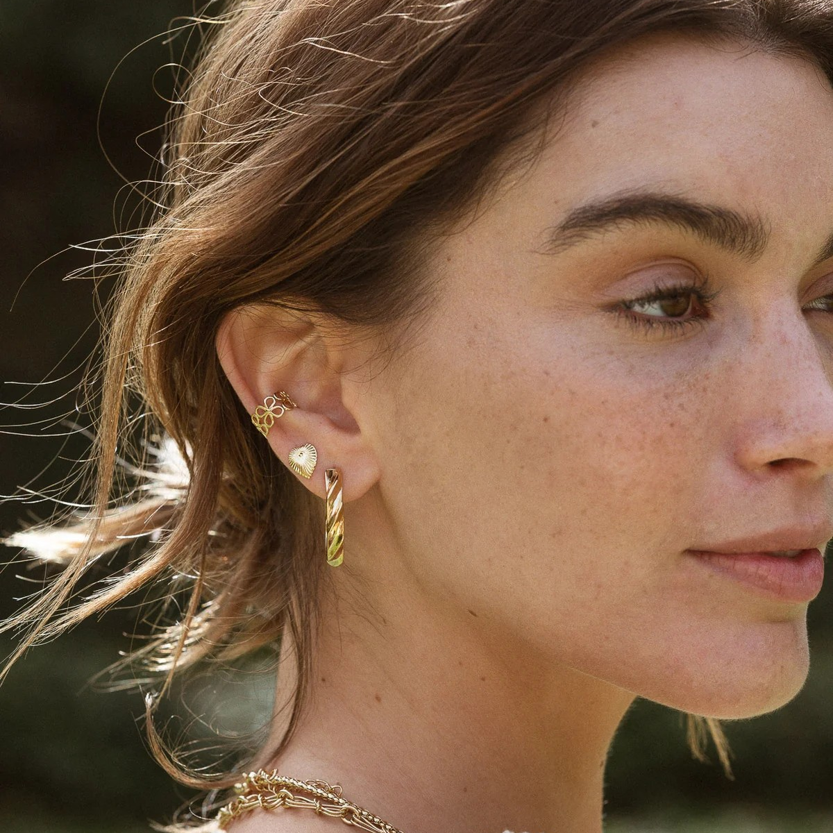 1WK0414-122 [WAEKURA] Earcuff Tom Gold (EU)