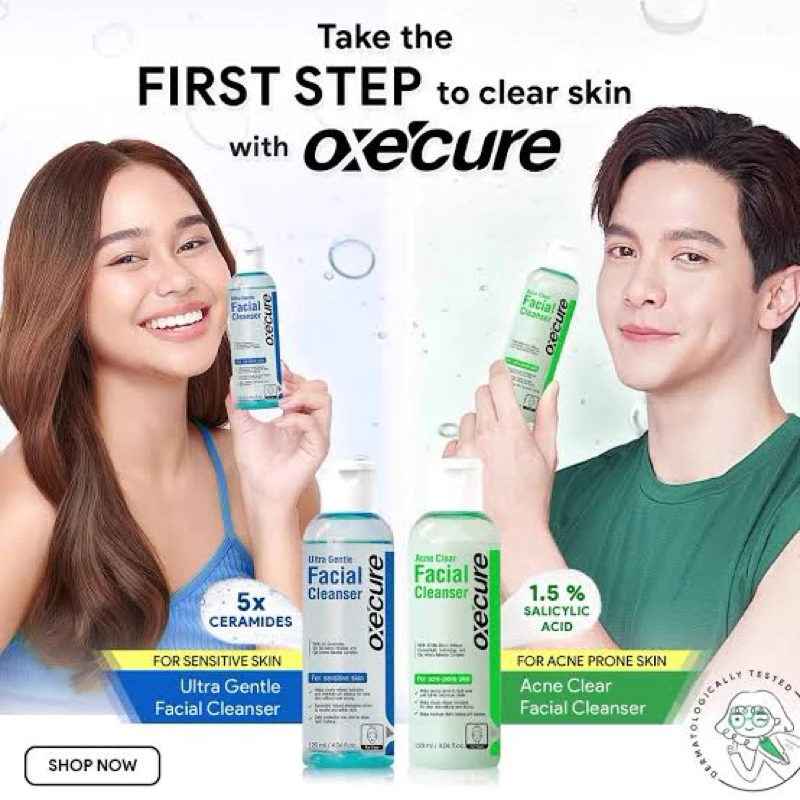 Oxe’cure Ultra Gentle Facial Cleanser 超溫和潔面乳(藍瓶50ml/120ml)