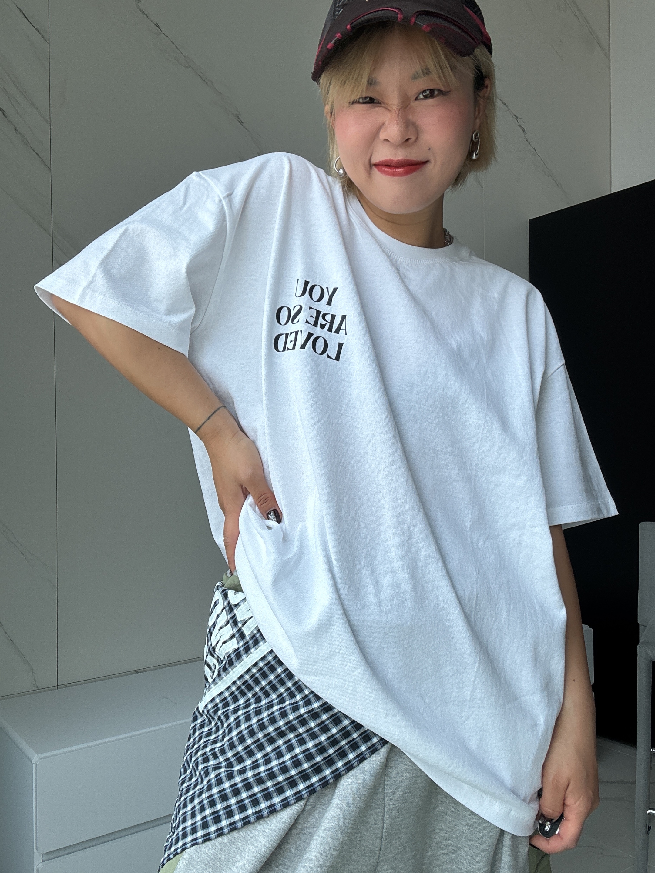 You are so loved Tee(黑-白)