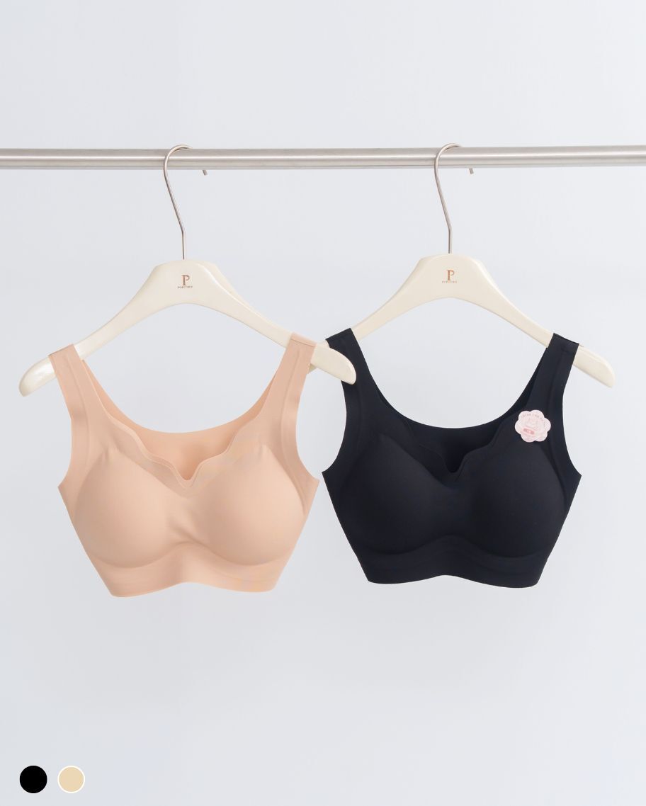 無鋼圈波浪無痕寬肩小可愛