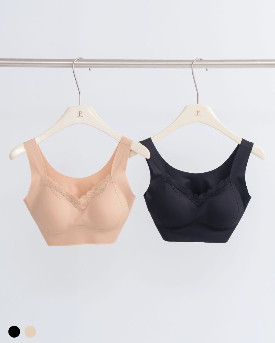 性感蕾絲寬肩帶小可愛