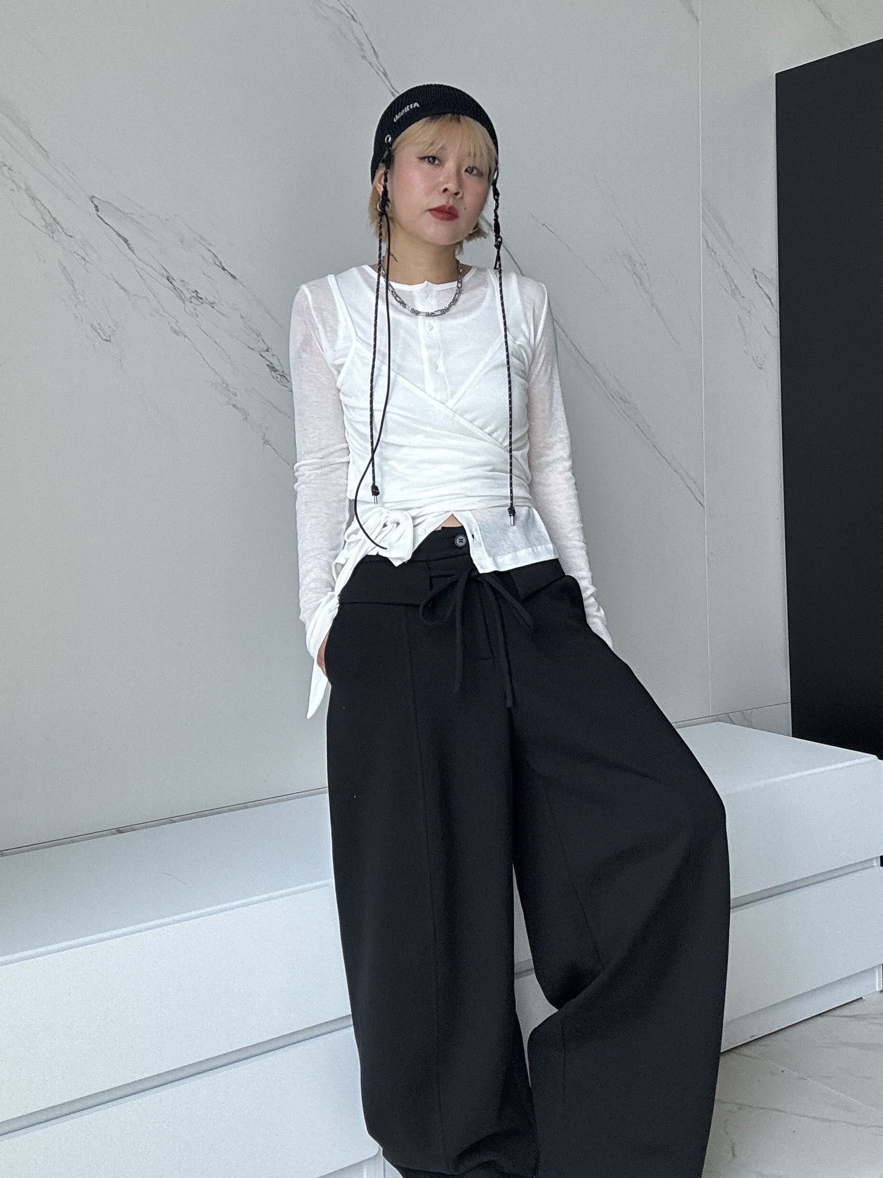 黑色超舒服棉褲