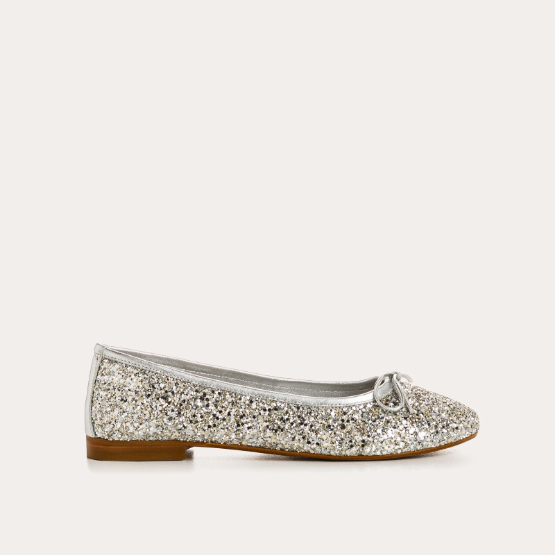 1RQ0416-099 [REQINS] Ballerines A Paillettes Carmen CC ICE #TT-09601 (EU)