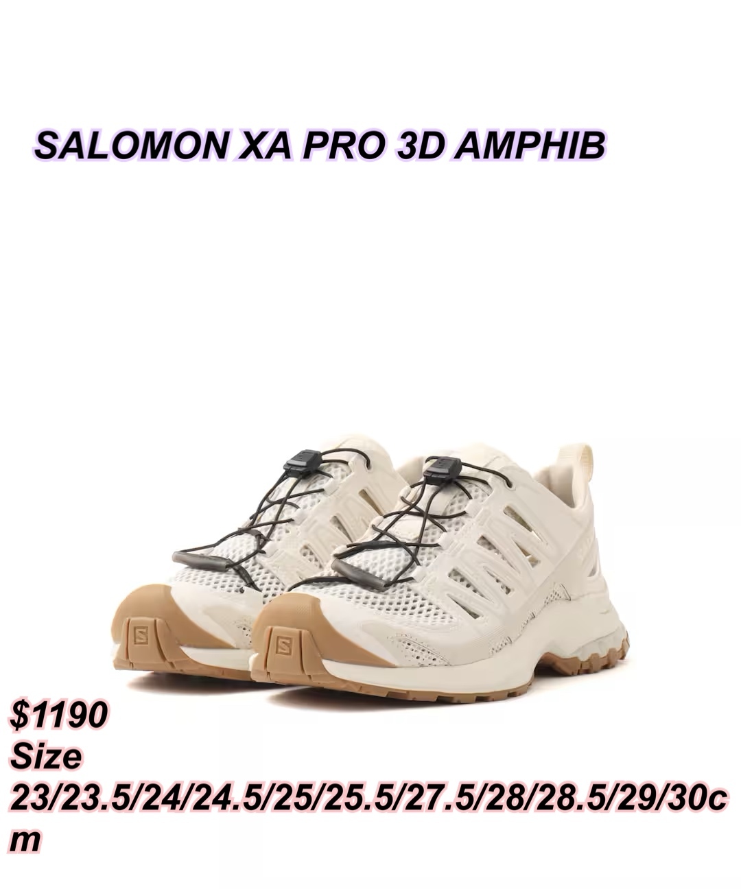 260415 SALOMON XA PRO 3D AMPHIB 波鞋/2 色