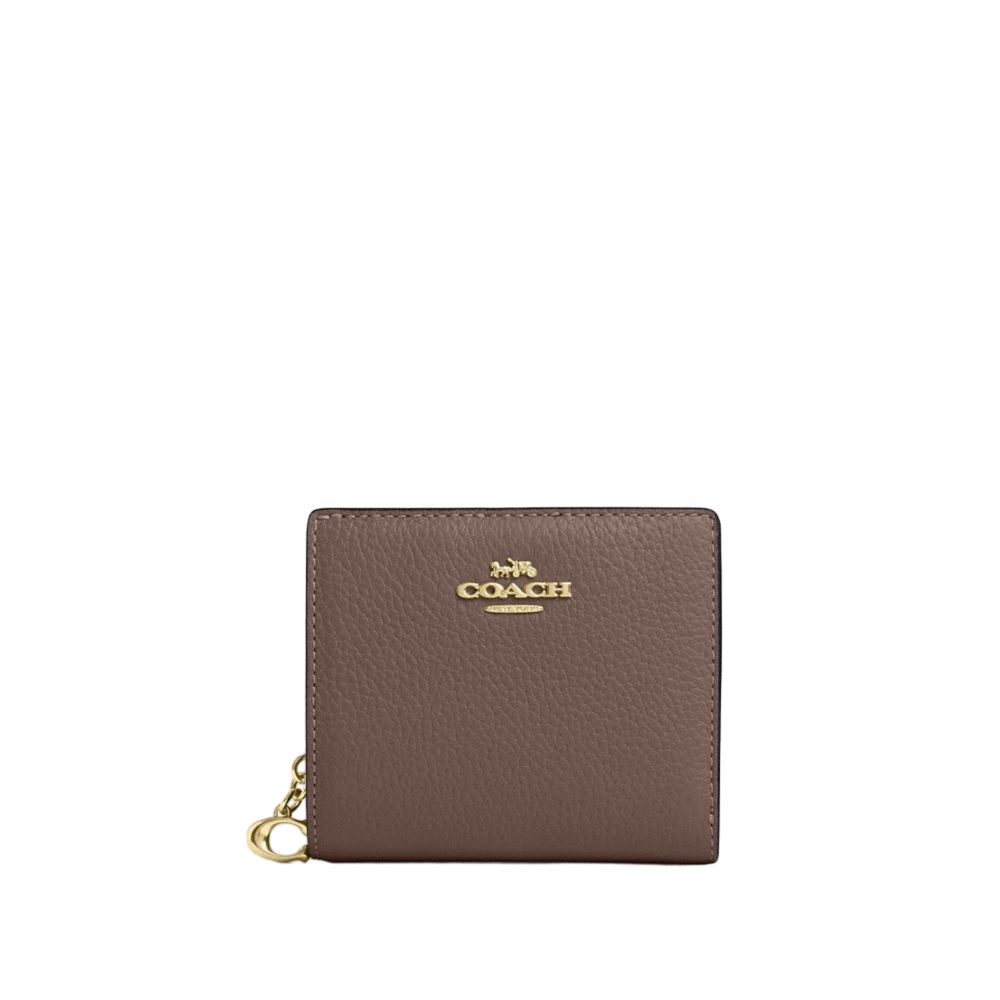【Coach Outlet】Snap Wallet  深石灰