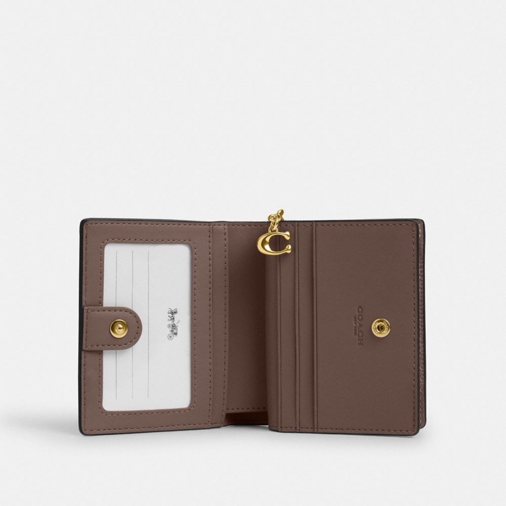 【Coach Outlet】Snap Wallet  深石灰