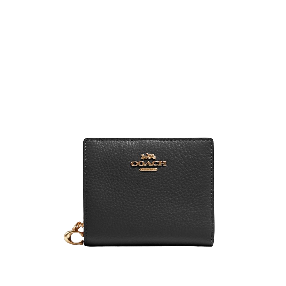 【Coach Outlet】Snap Wallet  黑