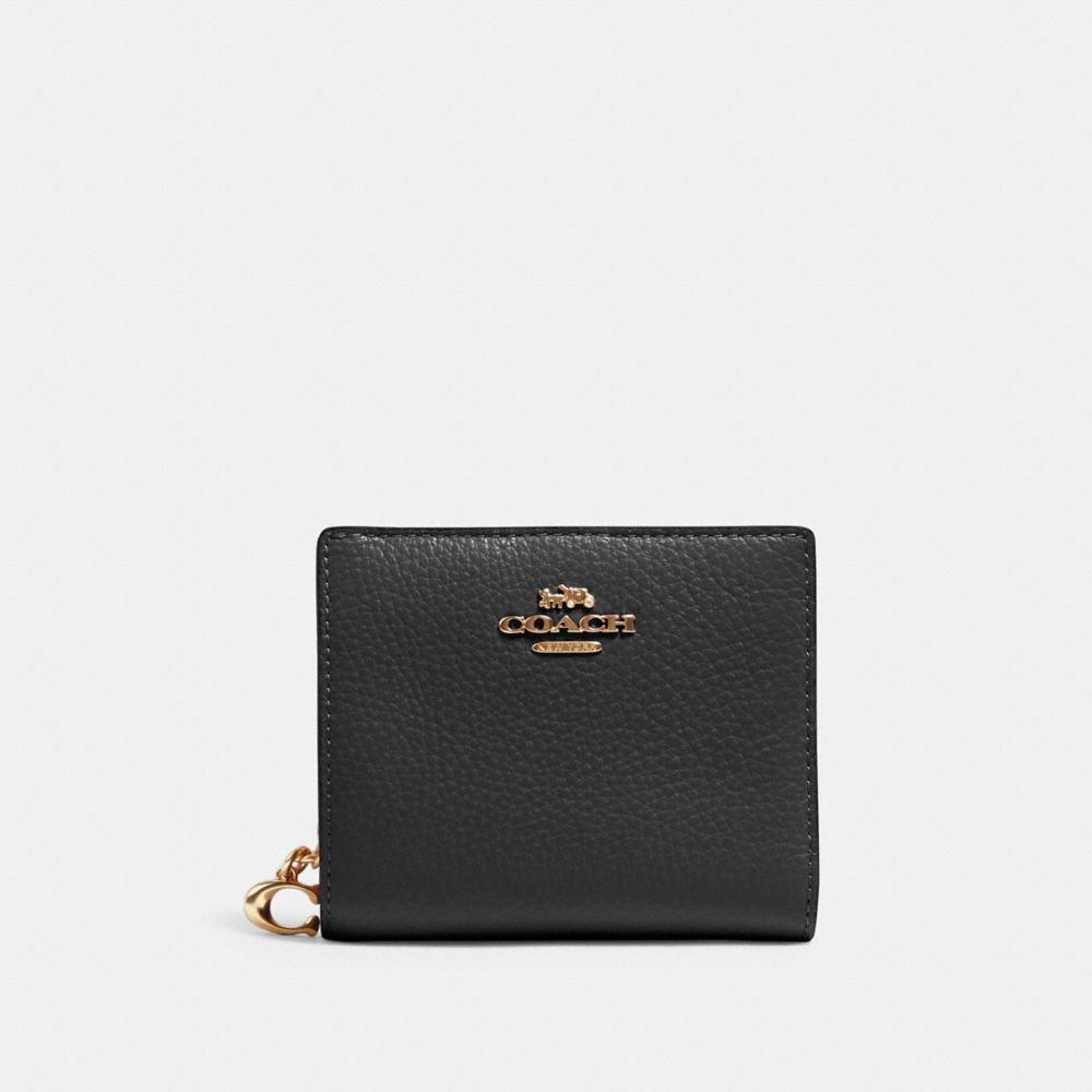 【Coach Outlet】Snap Wallet  黑