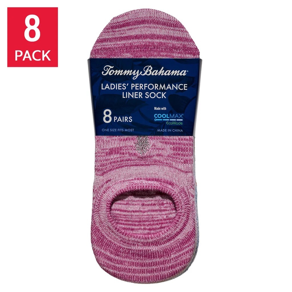 OBS424 Tommy Bahama 女裝機能內襯襪（8對裝）