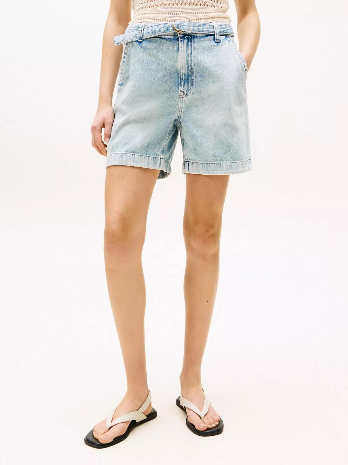 OBS426 Tommy Hilfiger 高腰牛仔短裤