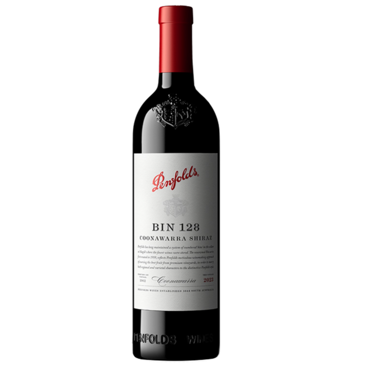 (DB94)Penfolds Bin 128 Coonawarra Shiraz 奔富 Bin 128 庫納瓦拉設拉子木塞紅酒 2023 Cork 750ml [9310297051397_2023]
