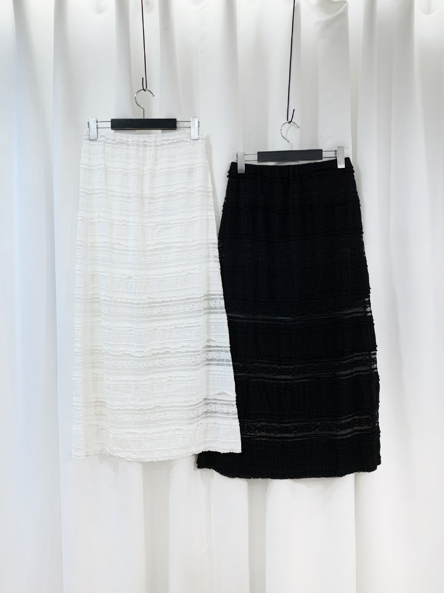 多層次簍空蕾絲裙