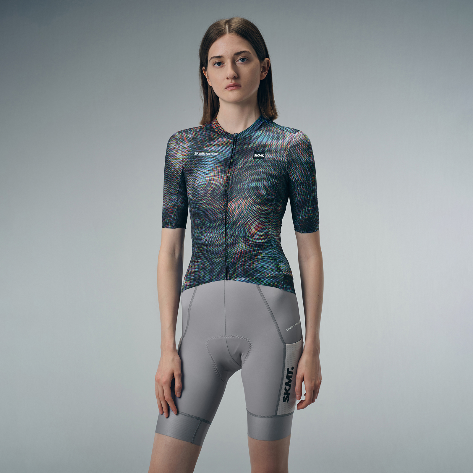 星塵深藍女款短車衣