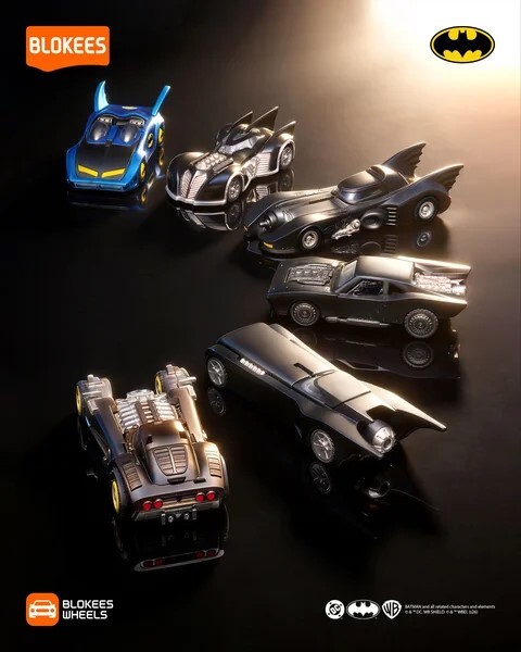 [預訂] [布魯可積木車] 蝙蝠俠積木車 E01 - 哥譚疾影 (一套6款)