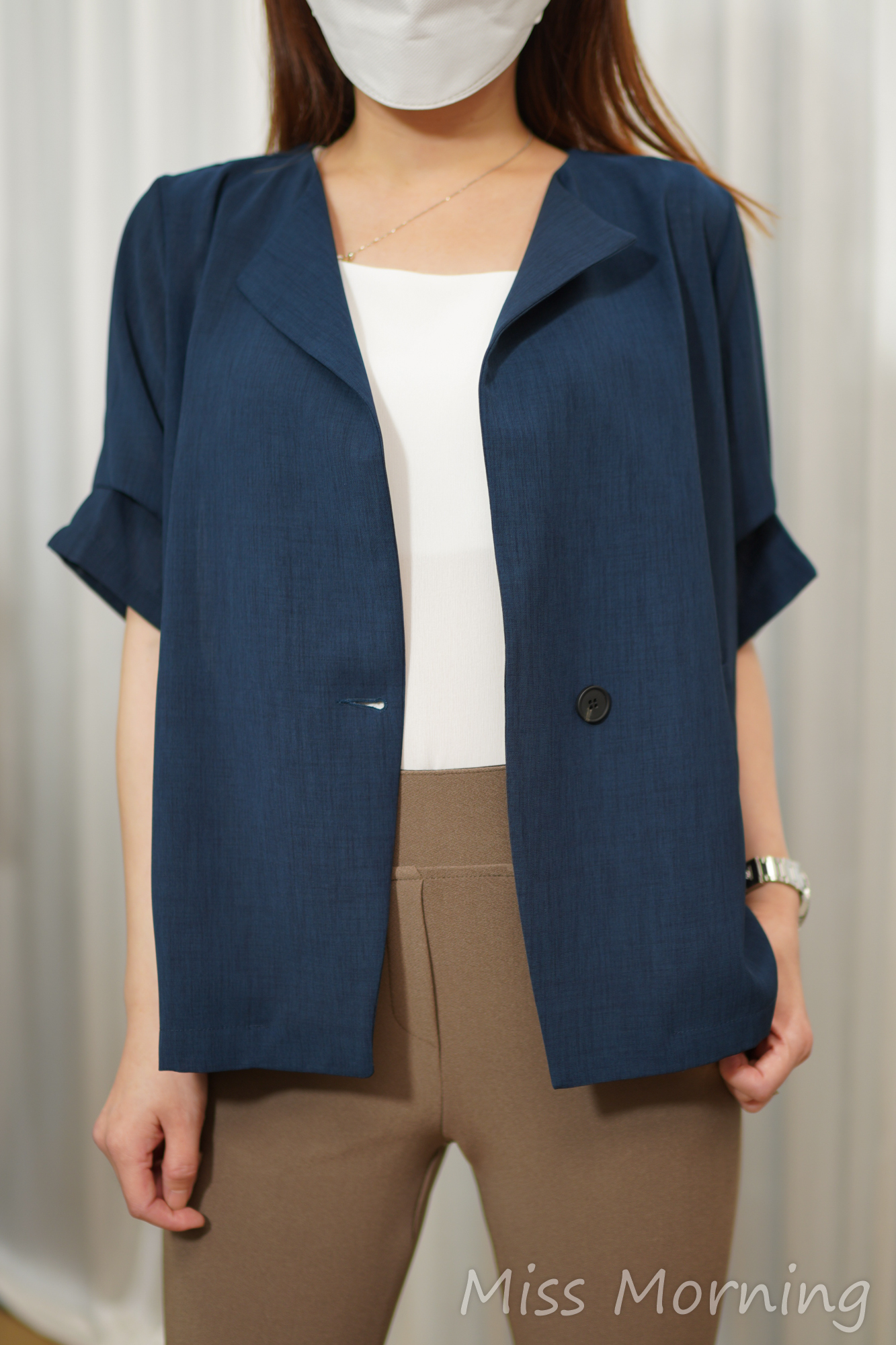 顯瘦免燙好襯外套(15154)